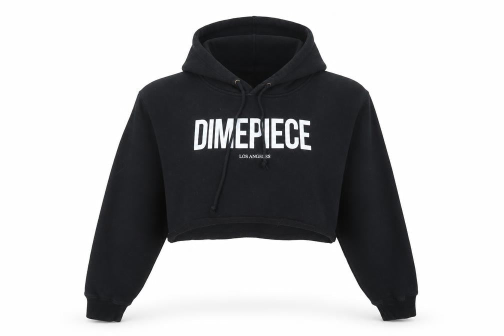 DX Me Piece Womens Black Cotton Pullover Hoodie Size L Pullover