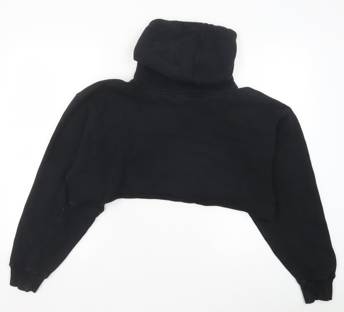 DX Me Piece Womens Black Cotton Pullover Hoodie Size L Pullover