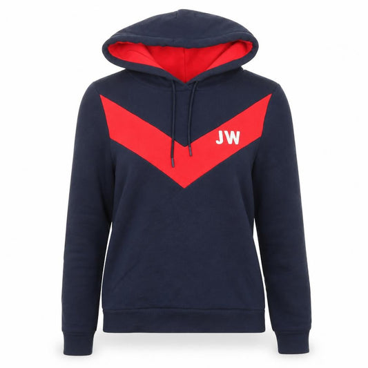 Womens UK 6 Regular Jack Wills Blue Pullover Hoodie
