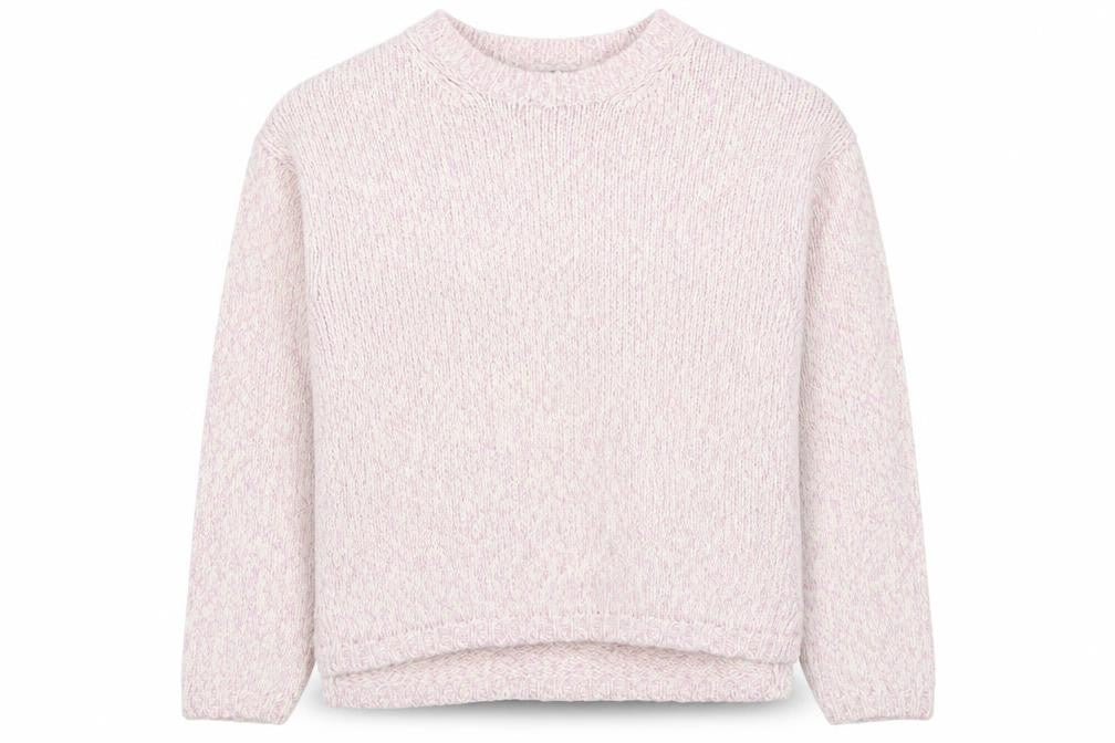 Marks and Spencer Womens Pink Round Neck Polyester Pullover Jumper Size L