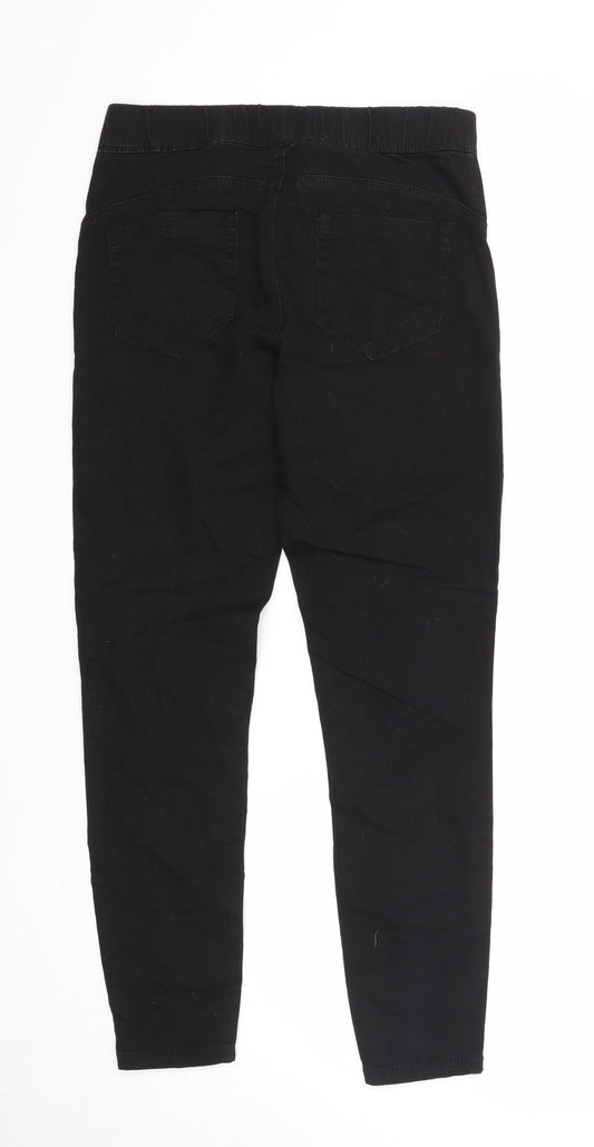 Denim & Co. Womens Black Cotton Jegging Jeans Size 10 Regular