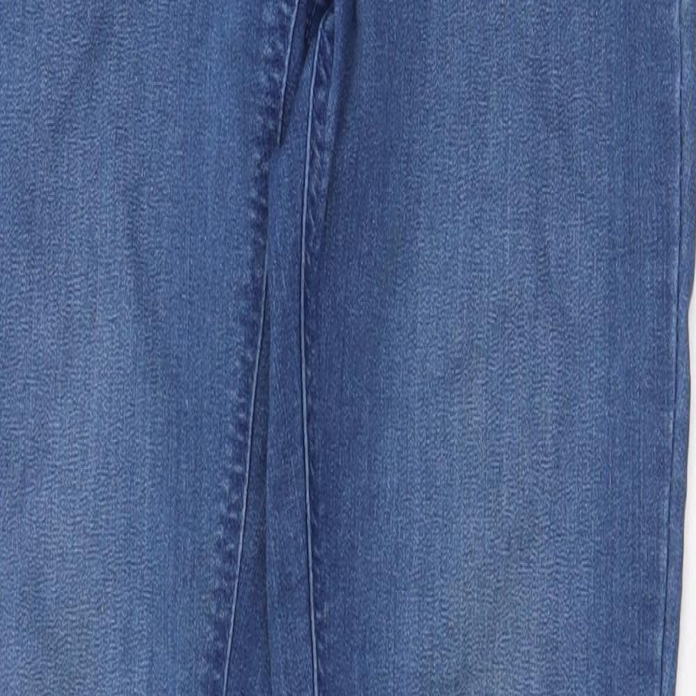 H&M Womens Blue Cotton Jegging Jeans Size 10 Regular