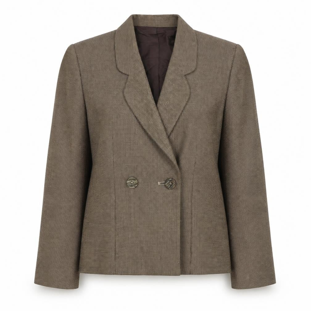 Marks and Spencer Womens Brown Polyester Jacket Blazer Size 10