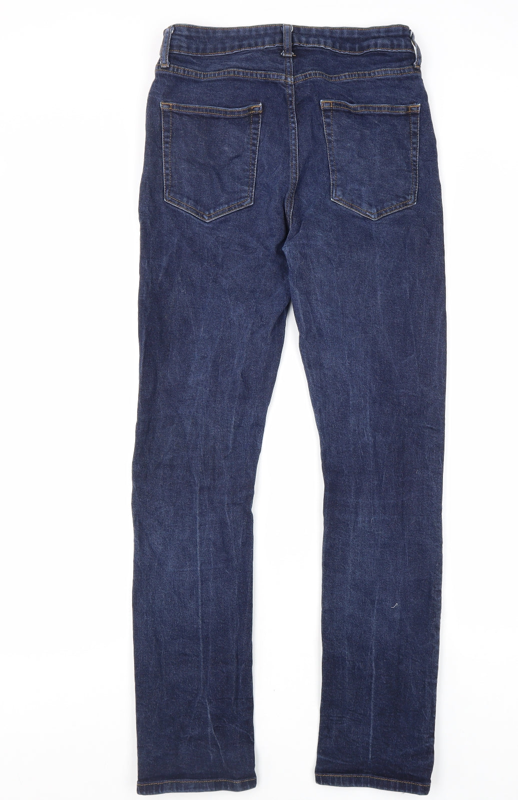 find. Womens Blue Cotton Skinny Jeans Size 32 in L32 in Regular Zip