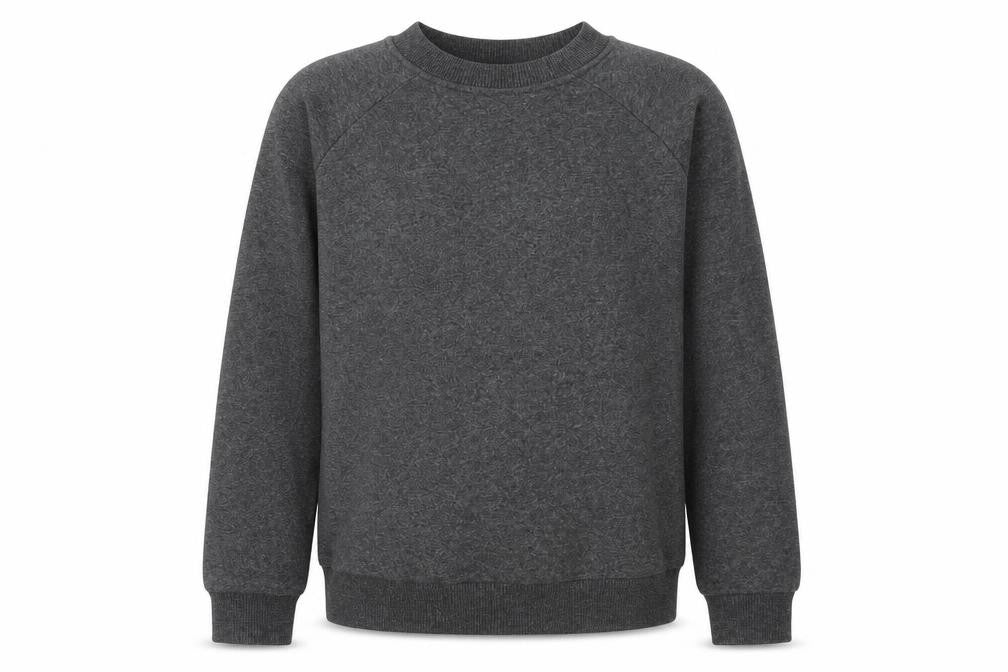 Franklin & Marshall Girls Grey Cotton Pullover Sweatshirt Size 10 Years Pullover