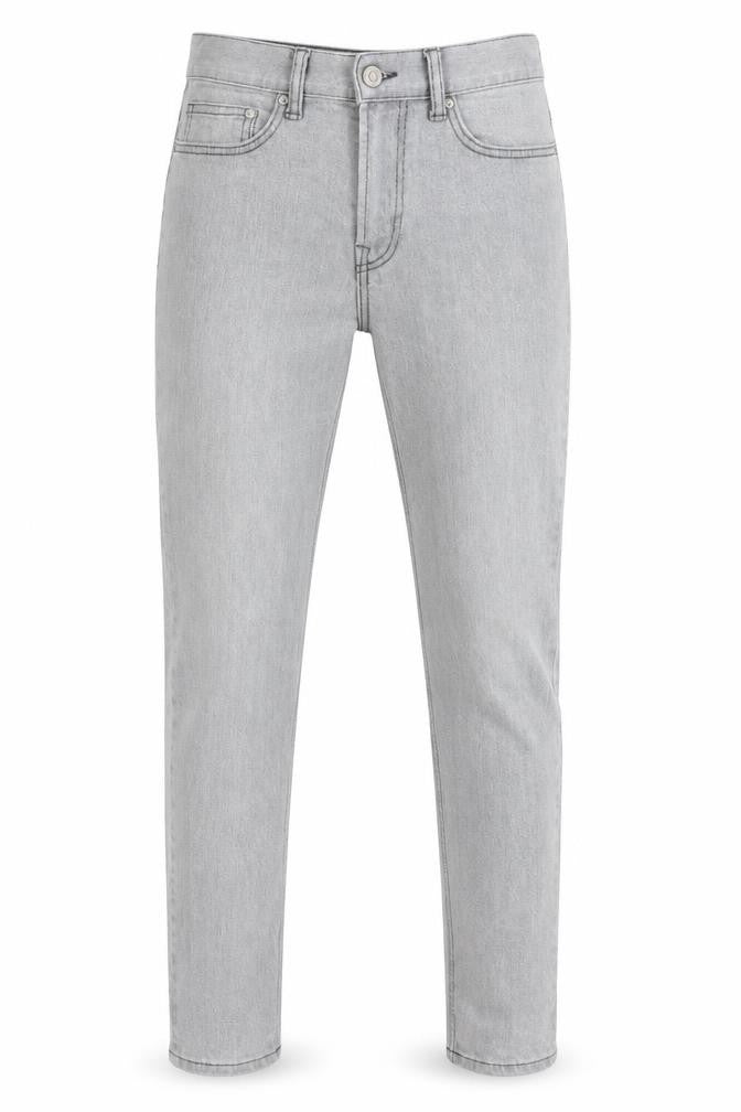 H&M Mens Grey Cotton Skinny Jeans Size 28 in Slim Zip
