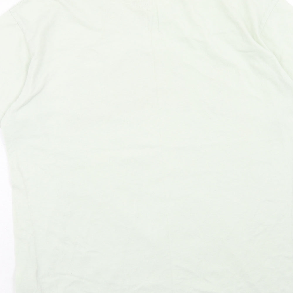 Hollister Womens Green Cotton Basic T-Shirt Size XS Round Neck - Los Angeles