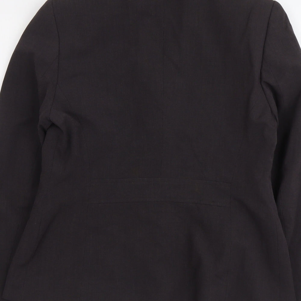 NEXT Womens Grey Polyester Jacket Blazer Size 8
