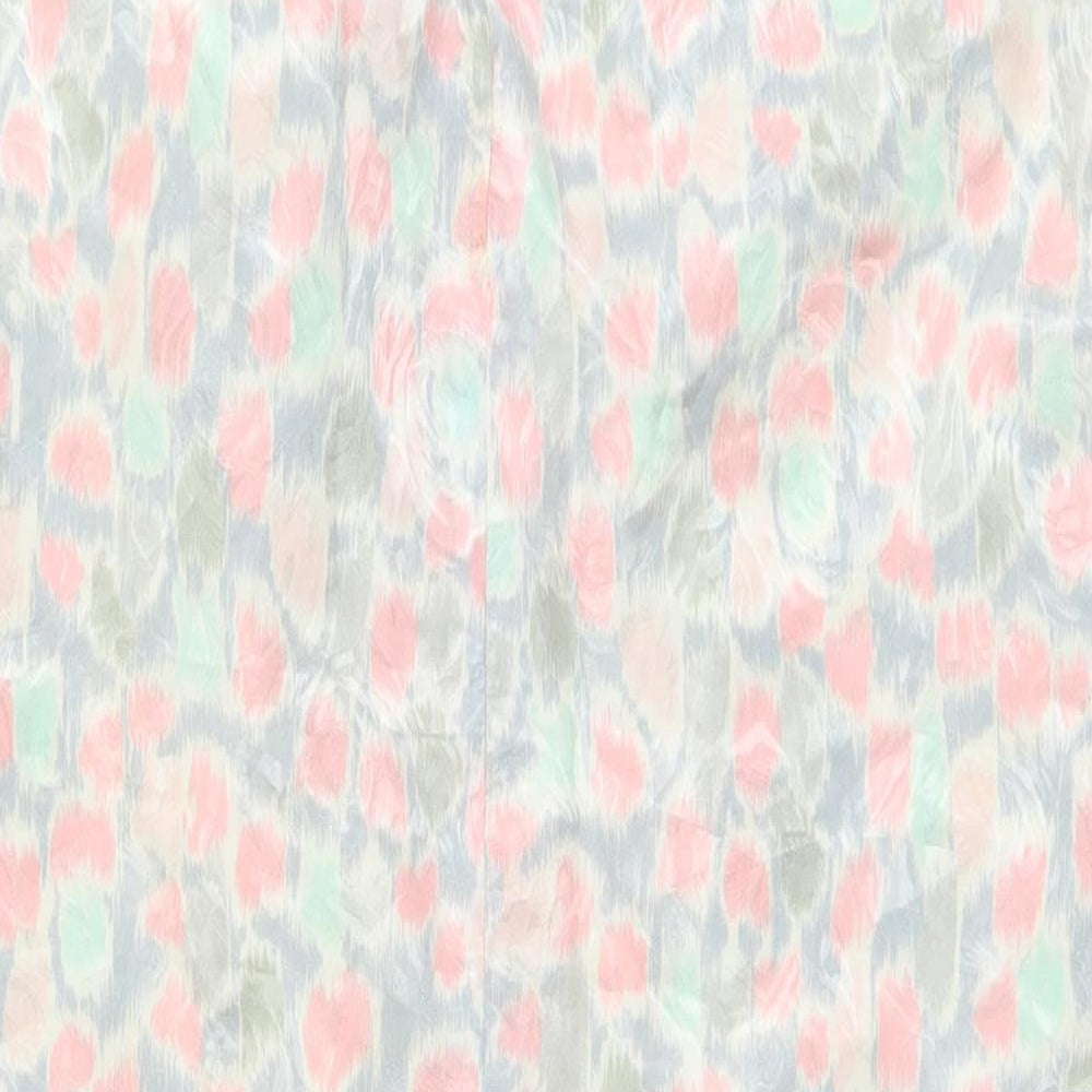 Gina Bacconi Womens Multicoloured Floral Polyester Straight & Pencil Skirt Size 16 Zip