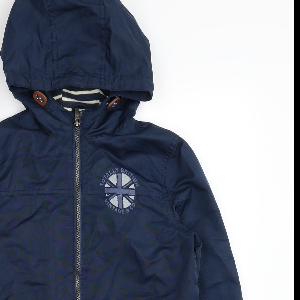 La Redoute Boys Blue Bomber Jacket Jacket Size 12 Years Zip