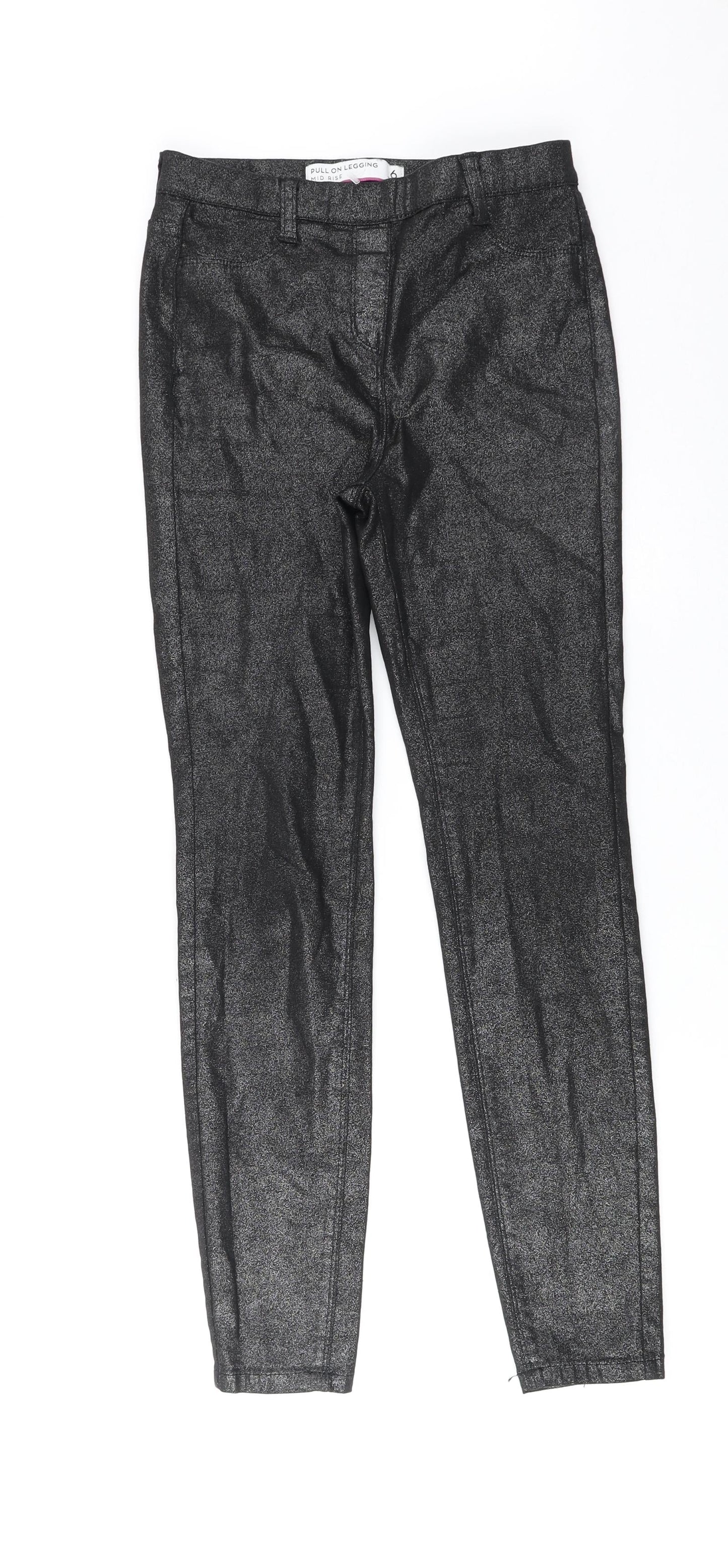 NEXT Womens Black Cotton Skinny Jeans Size 6 Regular