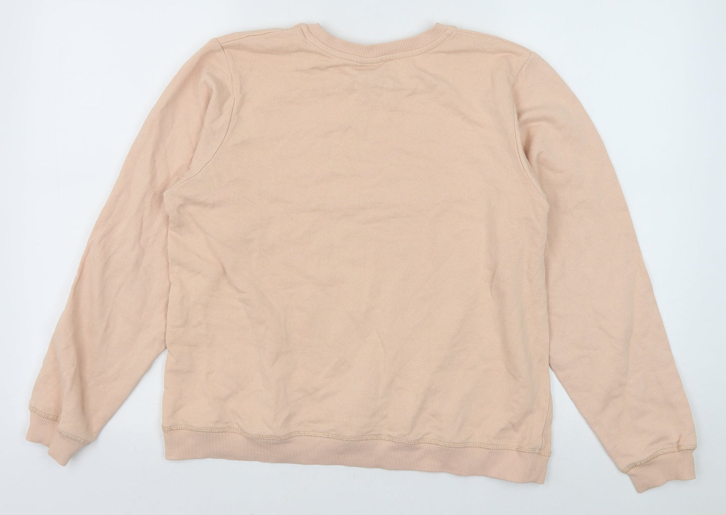 ASOS Womens Pink 100% Cotton Pullover Sweatshirt Size 12 Pullover