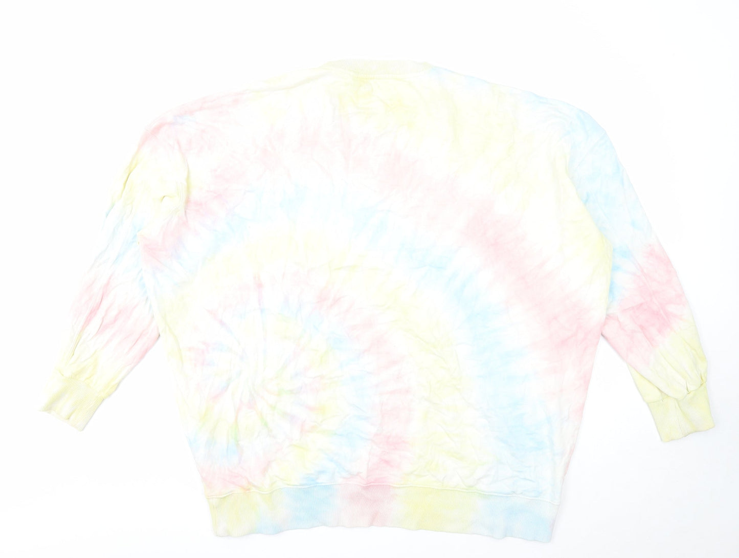 NEXT Womens Multicoloured Cotton Pullover Sweatshirt Size L Pullover
