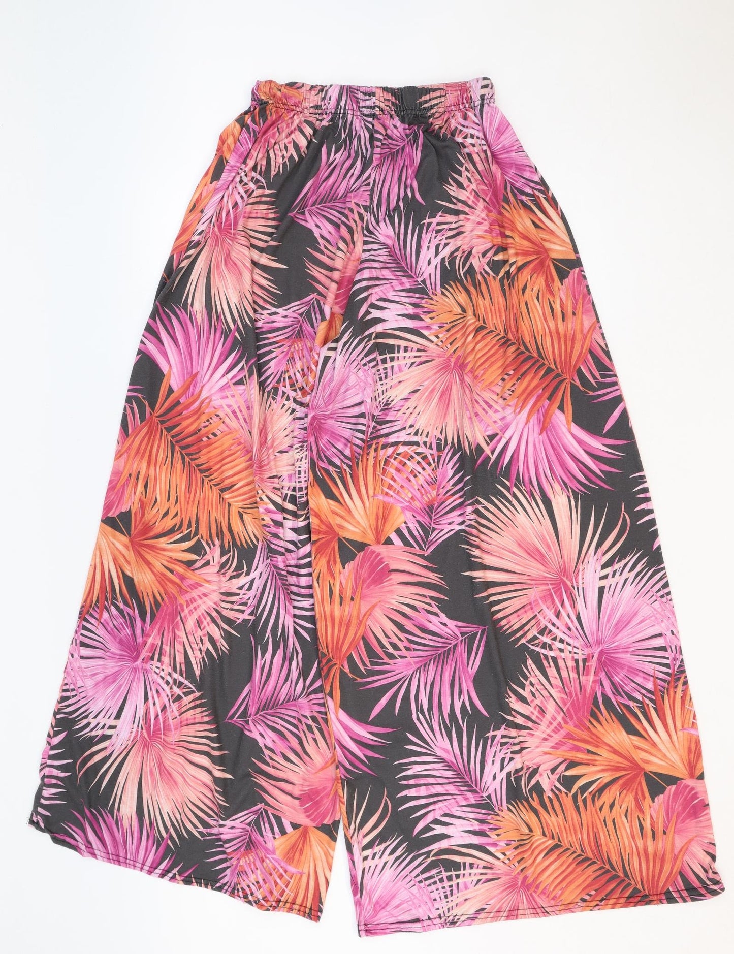 Decoy Womens Pink Geometric Polyester Trousers Size 30 in Regular
