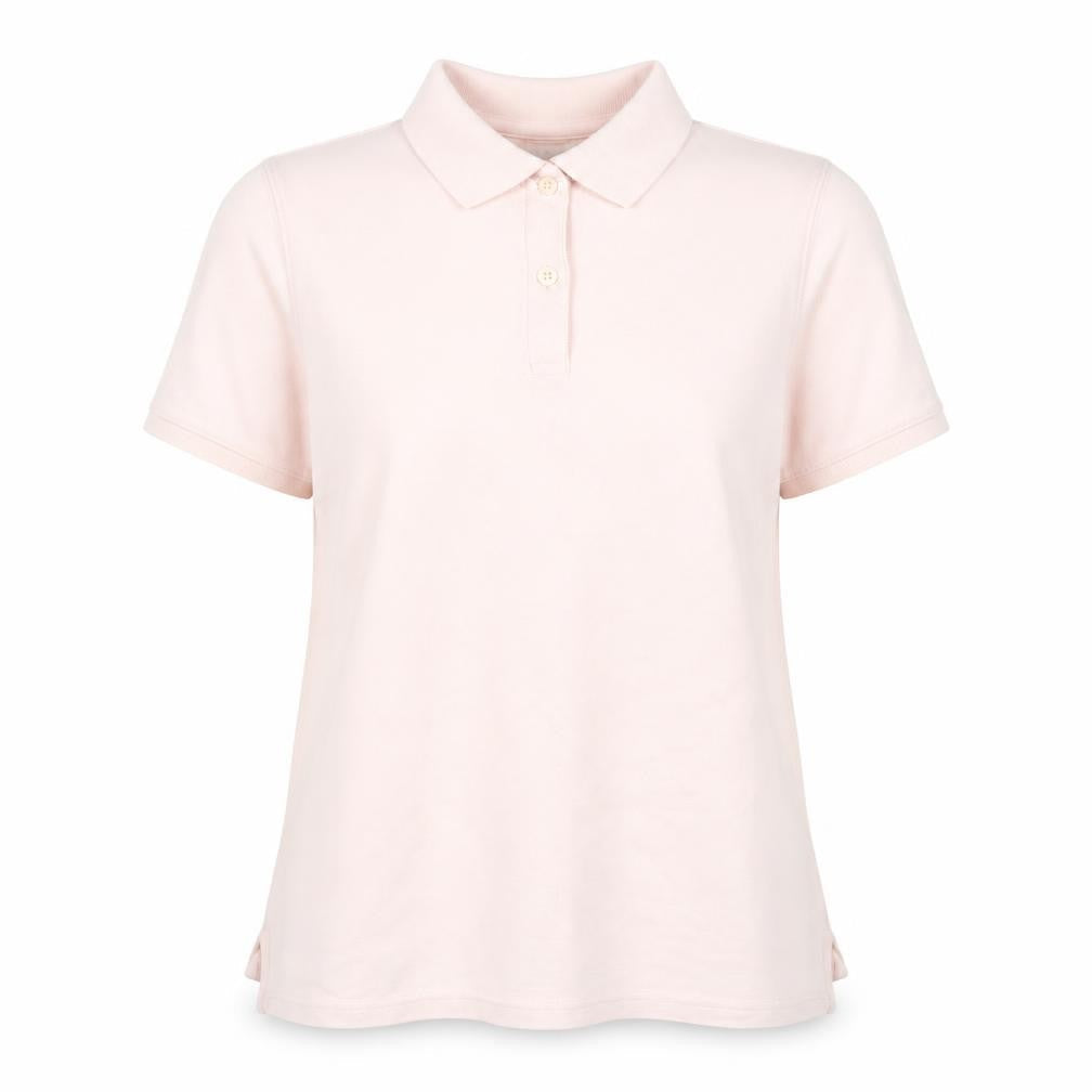 Womens UK Size L L.L. Bean Pink Cotton Polo