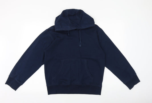 Store twenty one Mens Blue Cotton Pullover Hoodie Size S