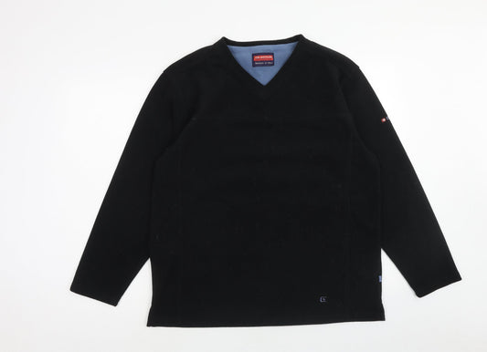 CS Active Mens Black Polyester Pullover Sweatshirt Size M