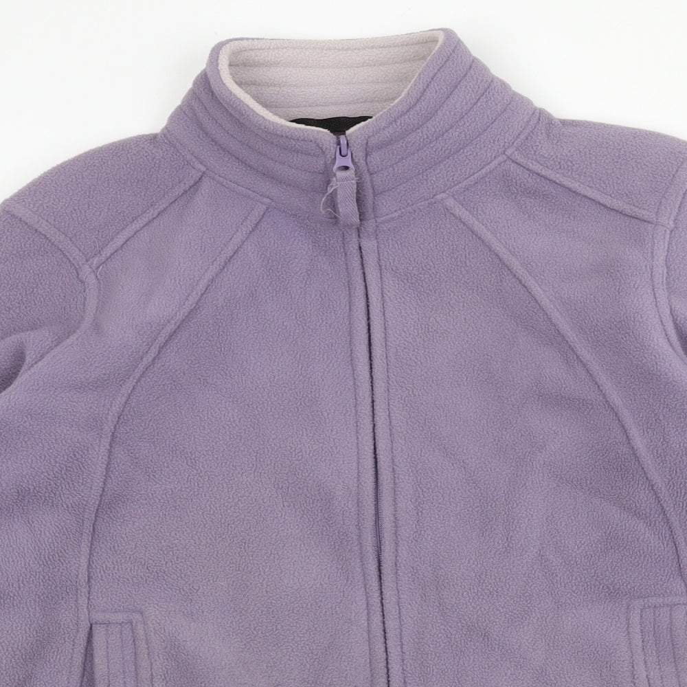 Bonmarché Womens Purple Jacket Size S Zip