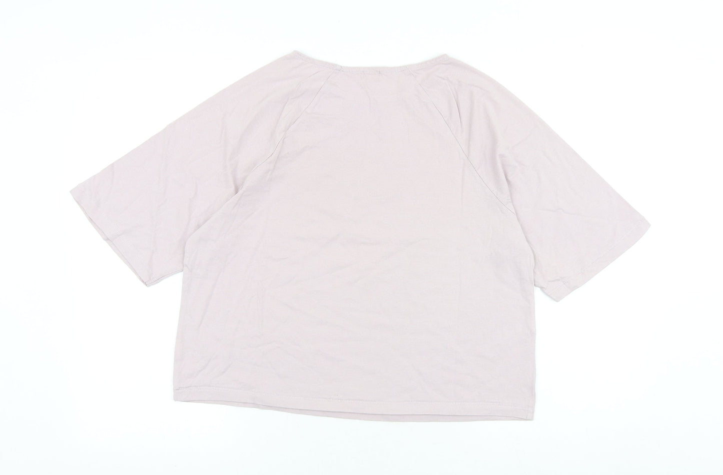 River Island Womens Pink 100% Cotton Basic T-Shirt Size S Round Neck - Chanceux
