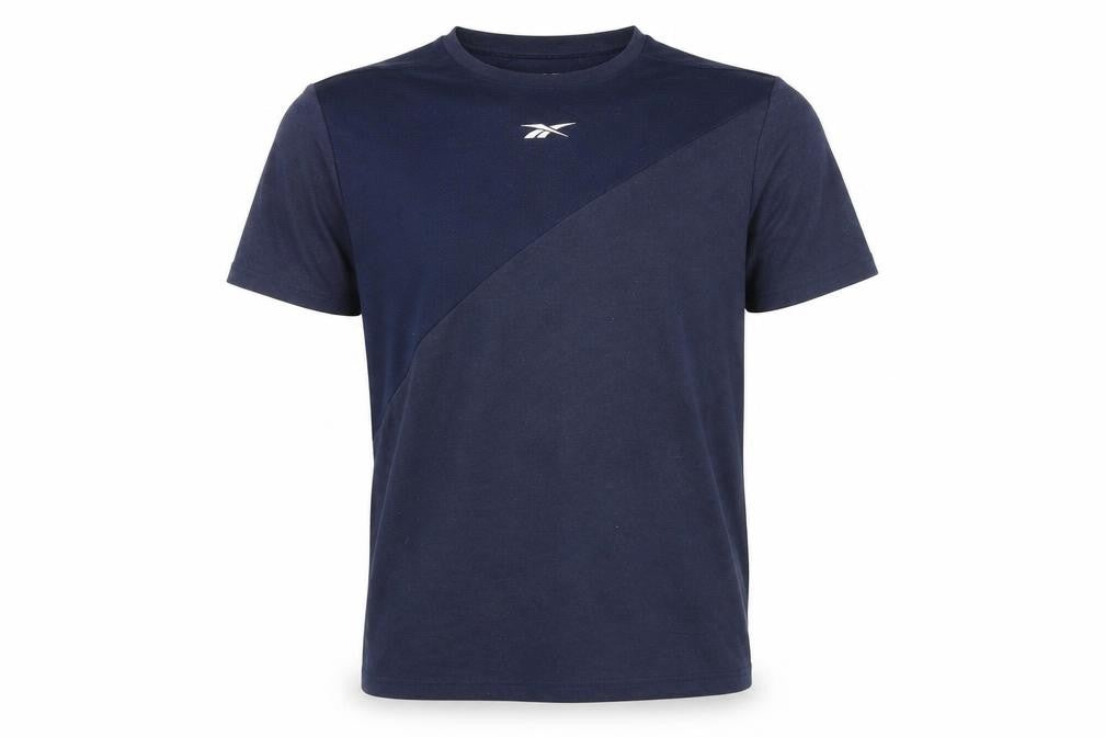 Mens UK Size S Reebok Blue  Polyester T-Shirt