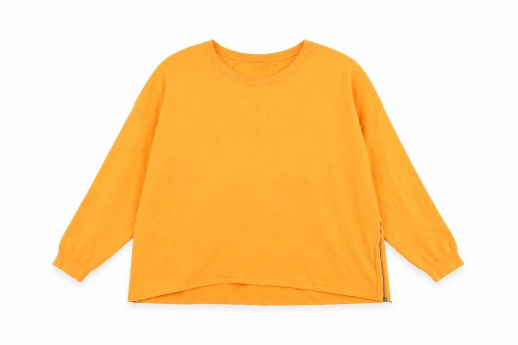Marks and Spencer Womens Orange Round Neck Viscose Pullover Jumper Size 16