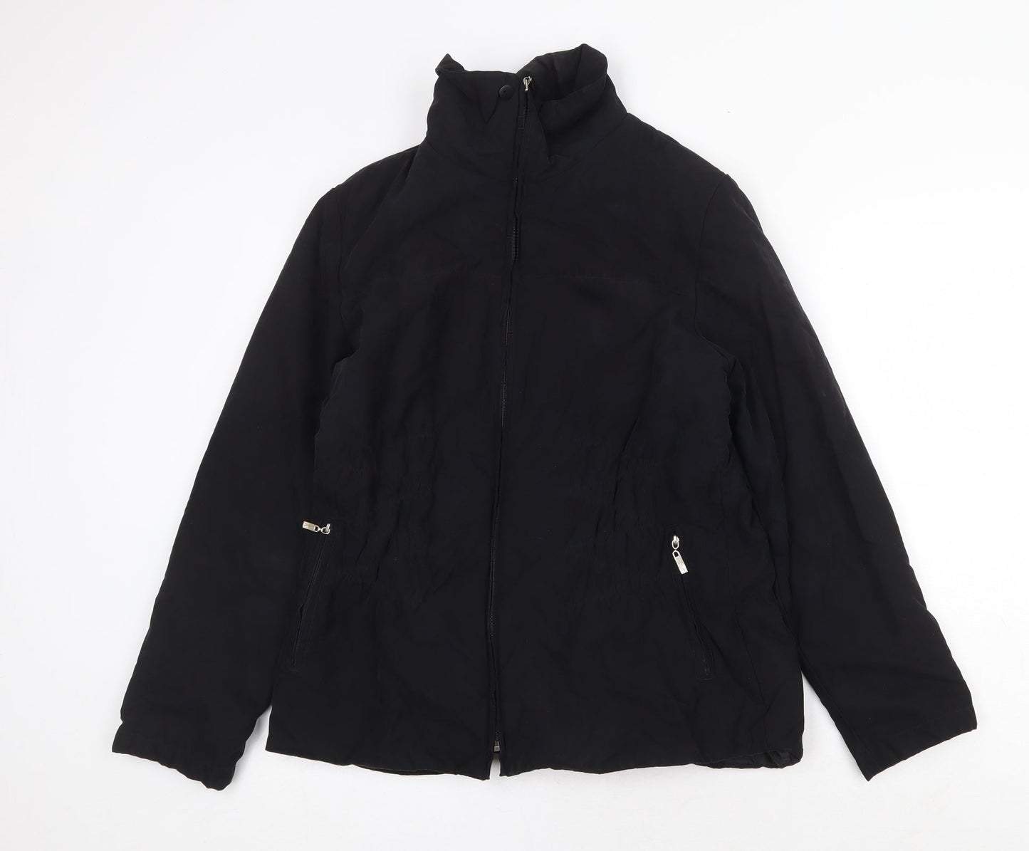 Klass Womens Black Jacket Size M Zip