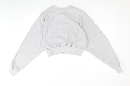 Pacific Republic Womens Grey Polyester Pullover Sweatshirt Size M Pullover - Stay Grateful