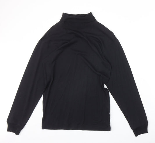 Oakridge Mens Black Polyester Pullover Sweatshirt Size S