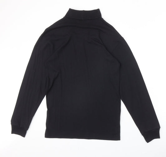 Oakridge Mens Black Polyester Pullover Sweatshirt Size S