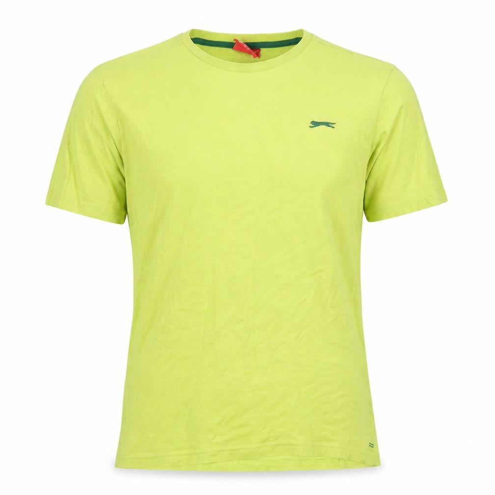Mens UK Size S Slazenger Green  Cotton T-Shirt