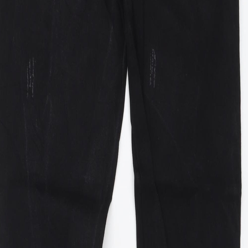 VERO MODA Womens Black Cotton Skinny Jeans Size 30 in L32 in Regular Button
