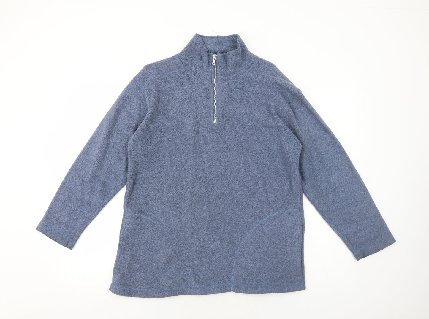 NL Active Mens Blue Polyester Pullover Sweatshirt Size S