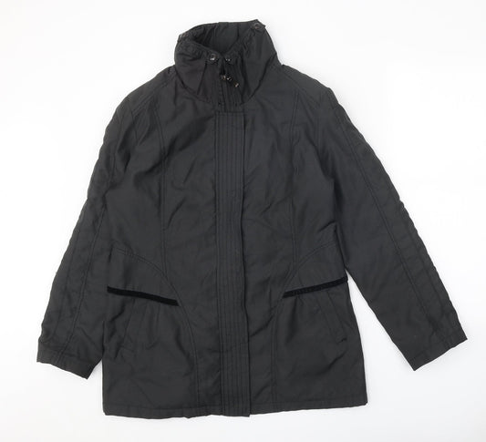 Klass Womens Black Jacket Size M Zip