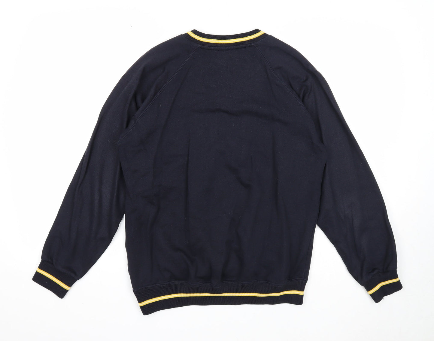 Coolflow Mens Blue Acrylic Pullover Sweatshirt Size S