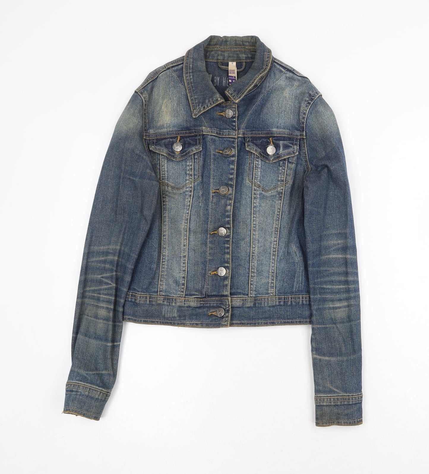 By Henry Holland Womens Blue Jacket Size 8 Button