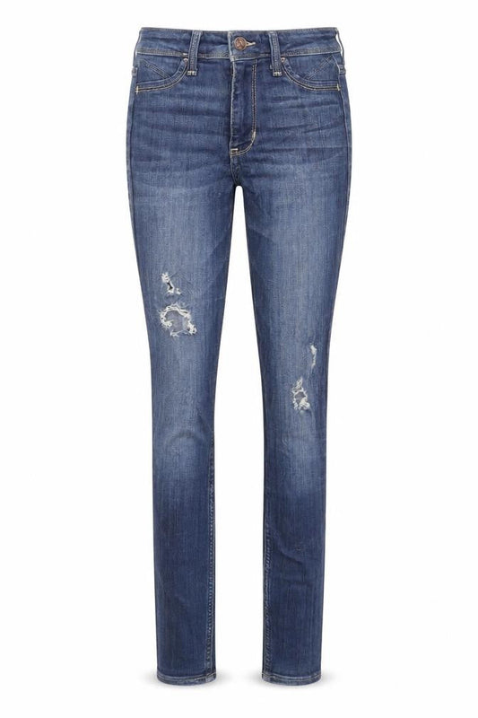 Hollister Womens Blue Cotton Skinny Jeans Size 24 in Regular Zip