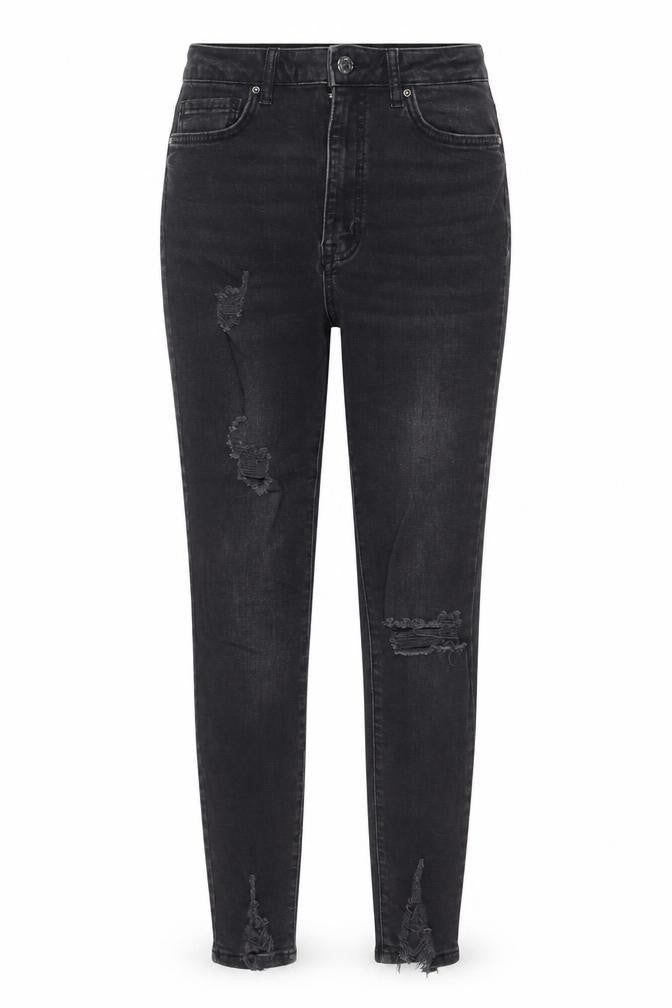 Forever 21 Womens Grey Cotton Skinny Jeans Size 10 Regular Zip