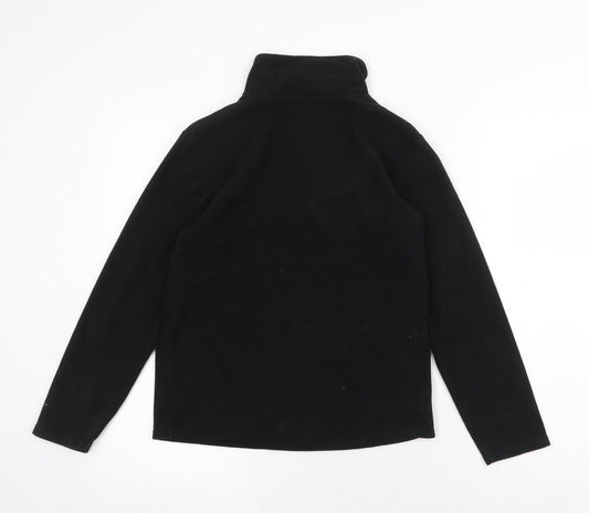 Freedom Trail Boys Black Polyester Pullover Sweatshirt Size 11-12 Years Zip