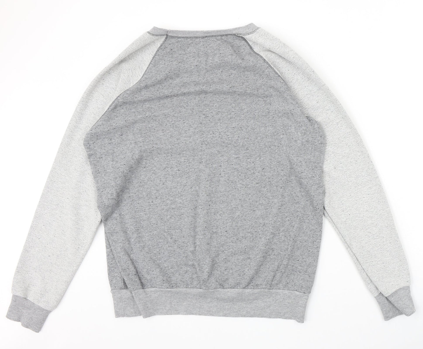 River Island Mens Grey Polyester Pullover Sweatshirt Size XL