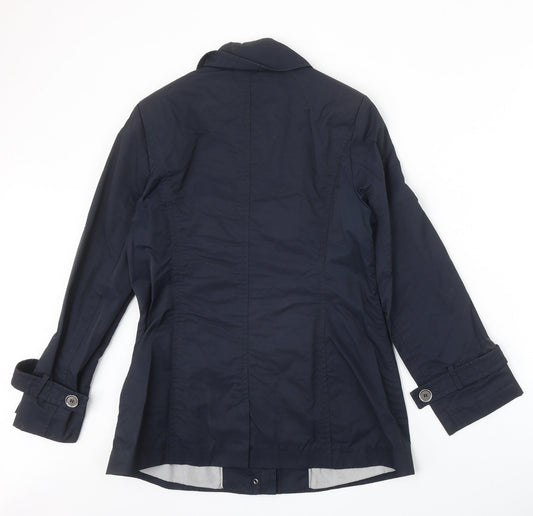 Precis Womens Blue Jacket Size 10 Zip