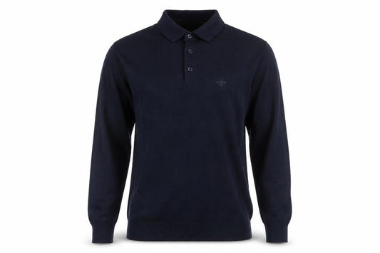 River Island Mens Blue Polyester Polo Size XS Collared Button