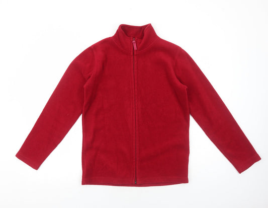 Jeff&Co Womens Red Jacket Size S Zip