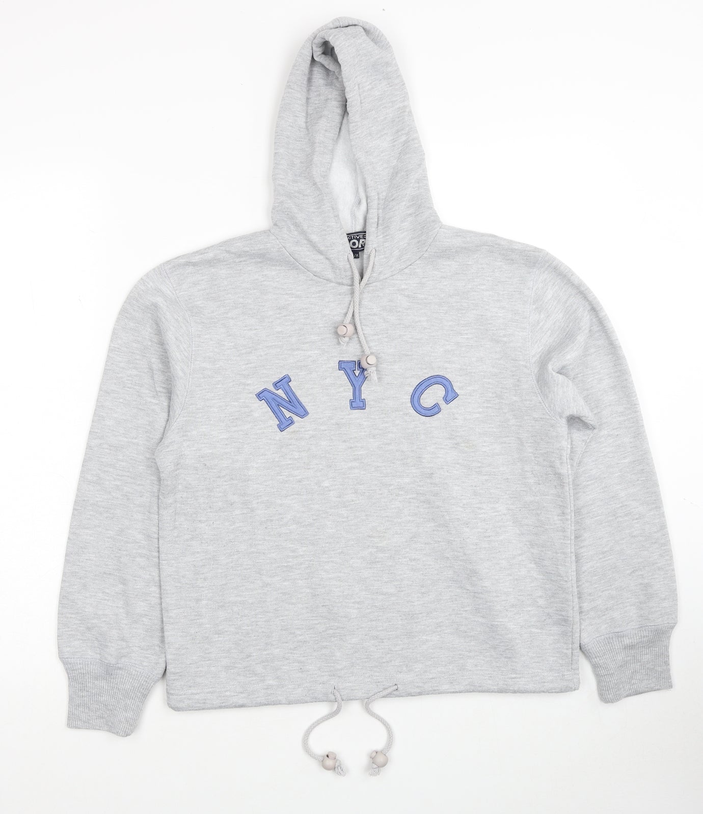 Active Sport Womens Grey Polyester Pullover Hoodie Size S Pullover - NYC Size S-M
