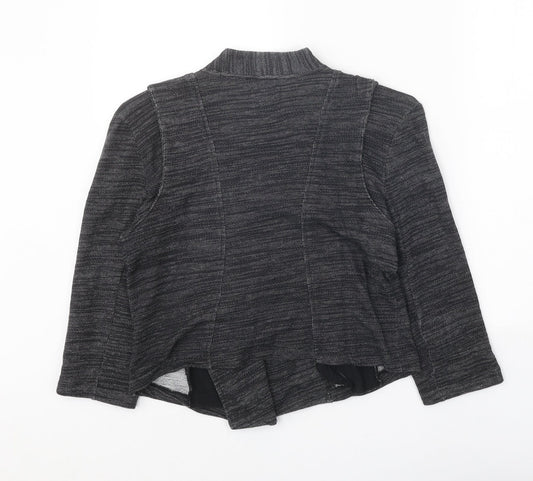 Silence + Noise Womens Black Jacket Size M Zip