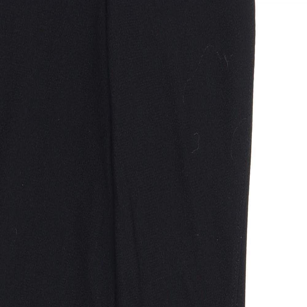 Caldene Womens Black Polyester Trousers Size M Regular