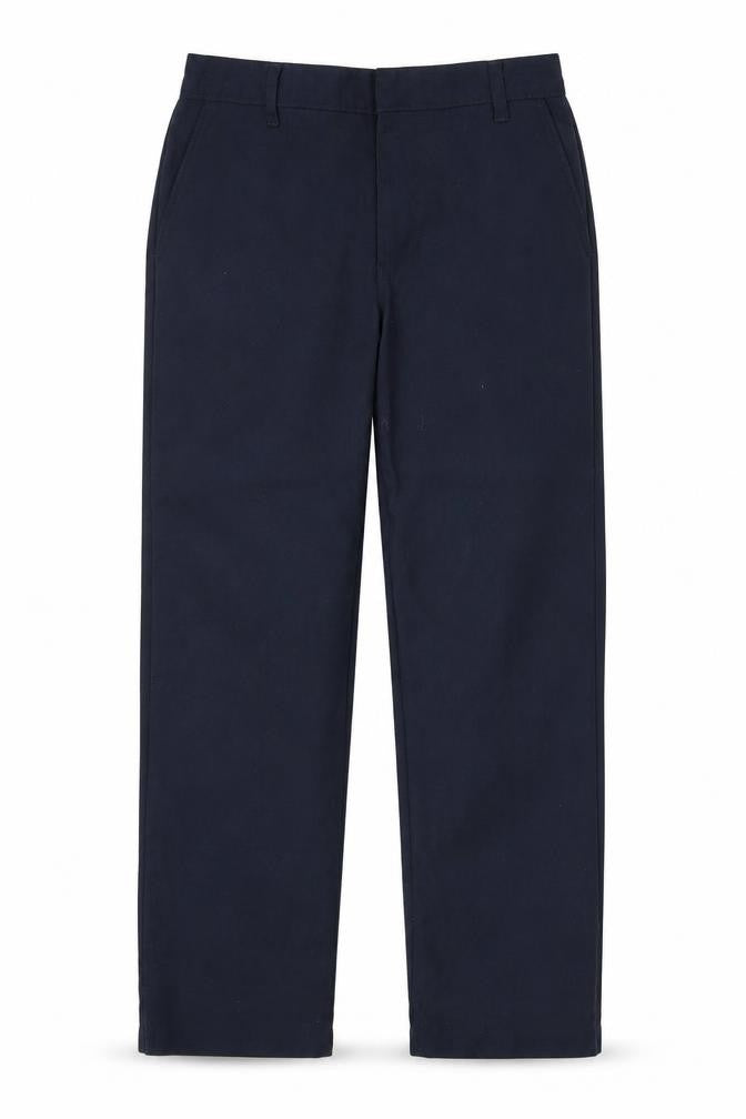 Marks and Spencer Boys Blue Viscose Dress Pants Trousers Size 8-9 Years Regular Zip