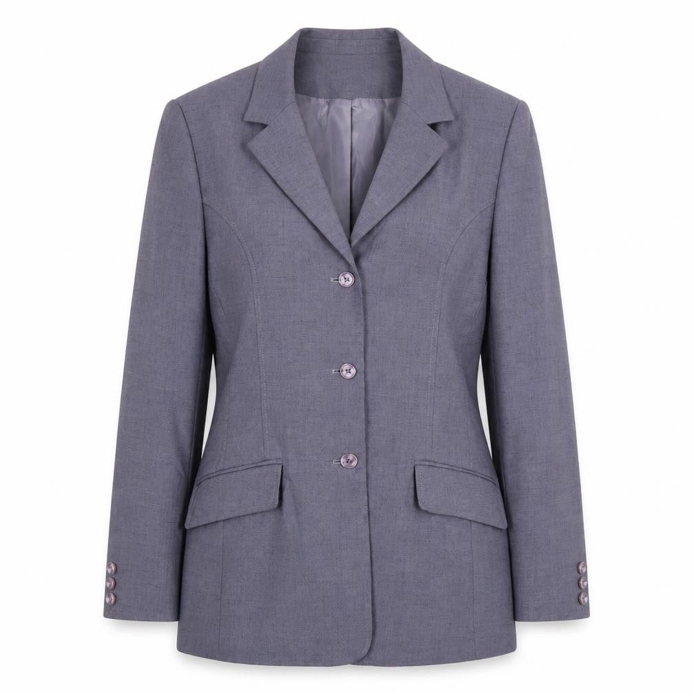 Autonomy Womens Grey Polyester Jacket Suit Jacket Size 14