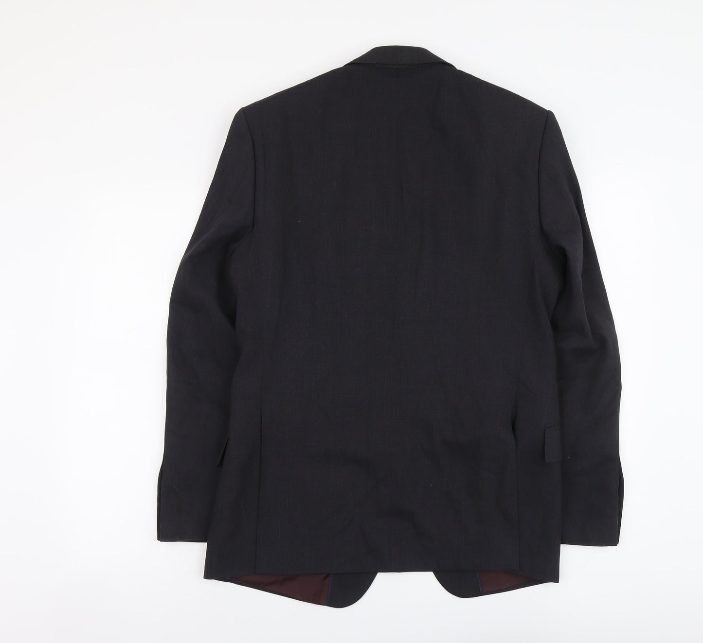 Marks and Spencer Mens Grey Wool Jacket Blazer Size M Regular