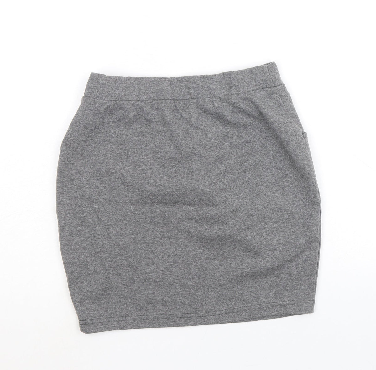 Very Girls Grey Polyester Tulip Skirt Size 11-12 Years Regular Pull On