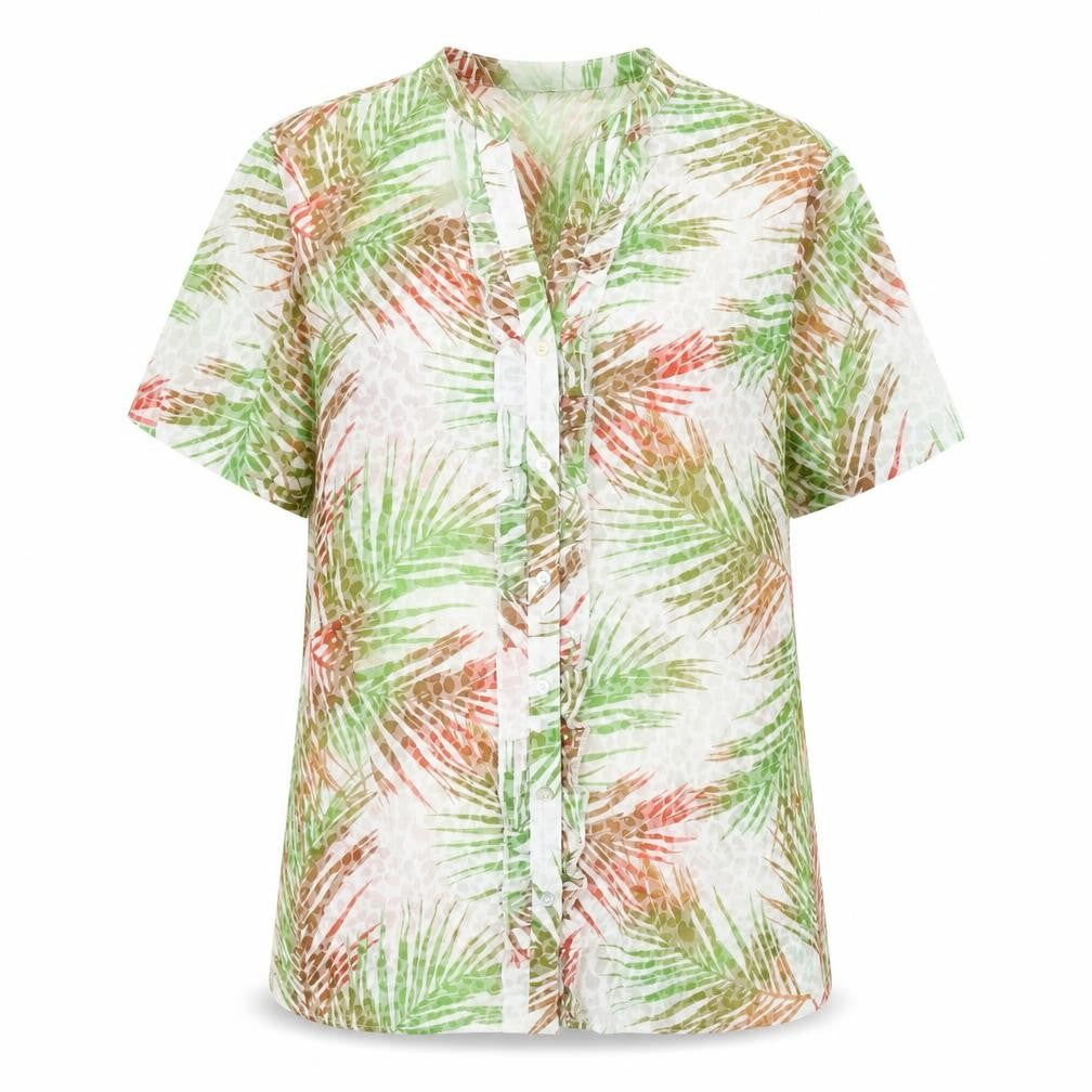 Womens UK Size 14 EWM Multicoloured Polyester Blouse